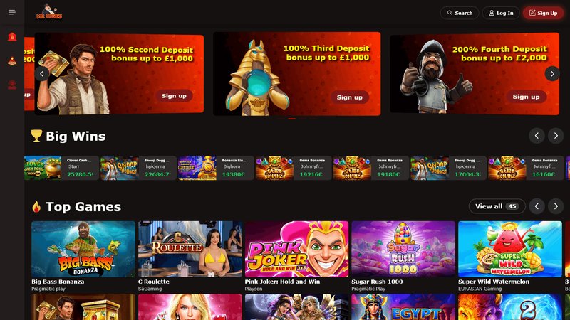 Mr jones casino bonus code in United Kingdom